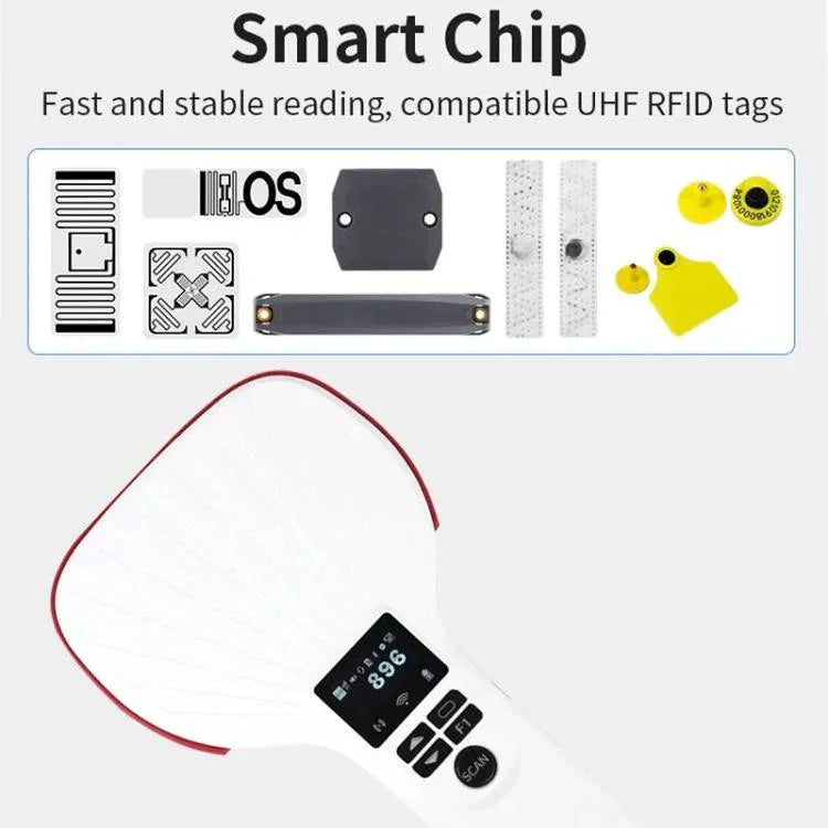 E710チップ 長距離RFID UHF ポータブルハンドヘルド Bluetoothリーダー、スタイル：強化版、強化版、EUプラグ、強化版、USプラグ、強化版、UKプラグ