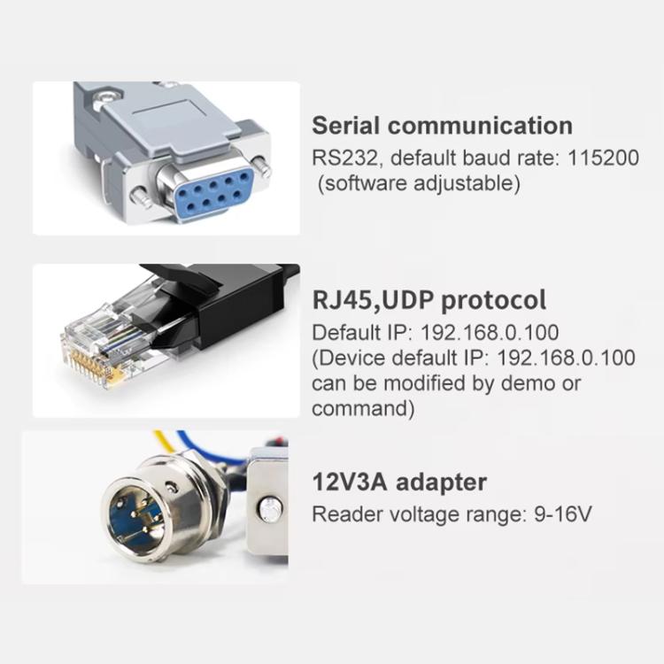 UHF RFID 長距離 9dBi 内蔵リーダー E710チップ搭載、スタイル：内蔵加熱定温モジュール、内蔵加熱定温モジュール