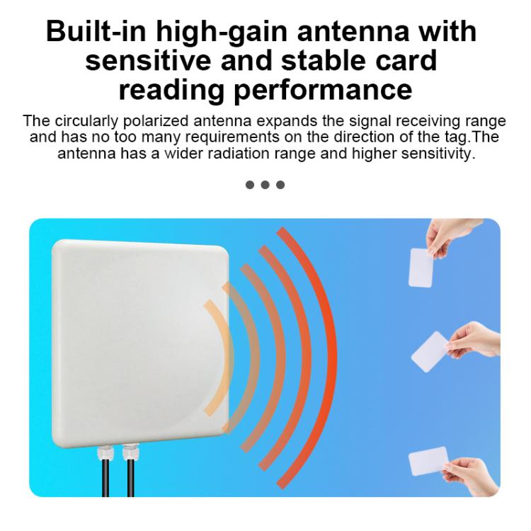 UHF RFID 長距離 9dBi 内蔵リーダー E710チップ搭載、スタイル：内蔵加熱定温モジュール、内蔵加熱定温モジュール