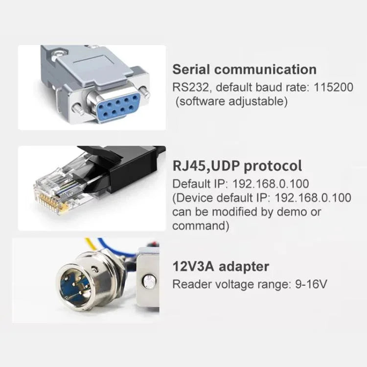 UHF RFID 長距離 9dBi 内蔵リーダー E710チップ搭載、スタイル：4Gネットワーク追加、4Gネットワーク追加