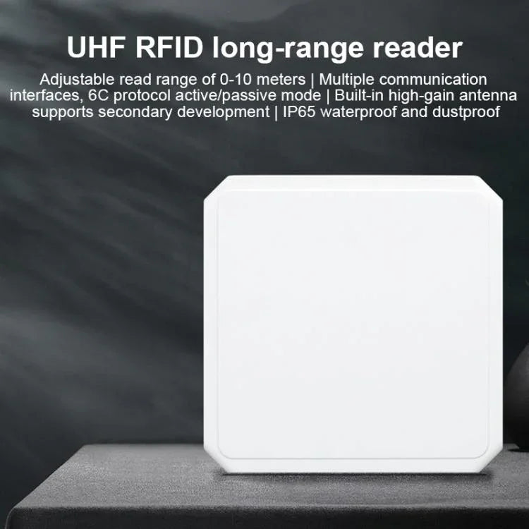 UHF RFID 長距離 内蔵9dBiアンテナ付き統合リーダー、スタイル：スタンダード、スタンダード