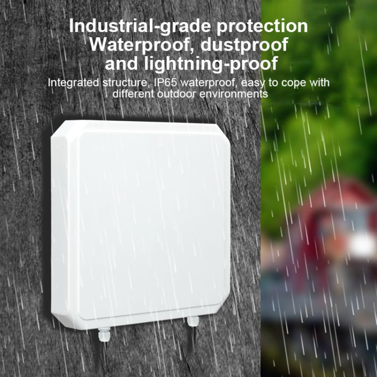 UHF RFID 長距離 内蔵9dBiアンテナ付き統合リーダー、スタイル：スタンダード、スタンダード