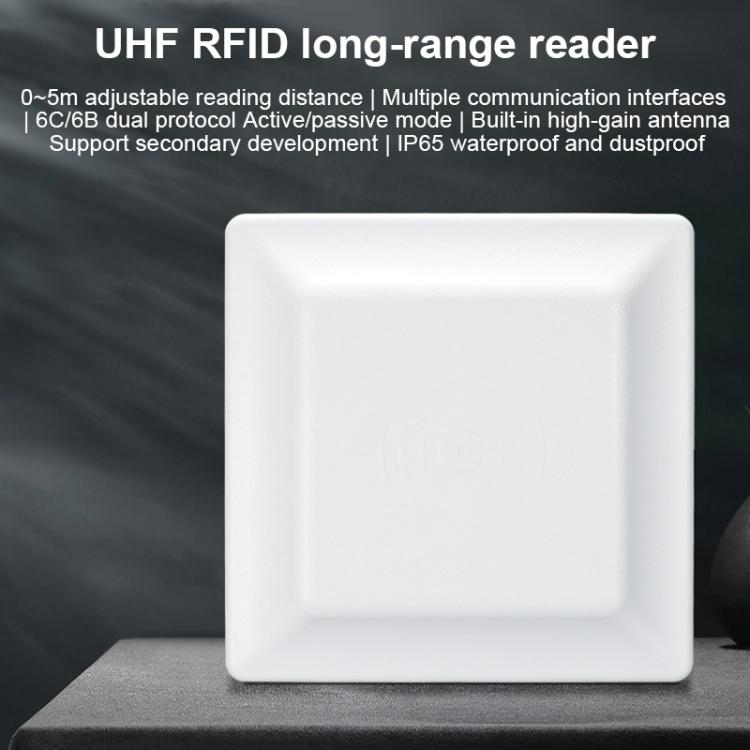 UHF 中距離 RFID 一体型リーダー 識別距離 0-5m、スタイル：標準、標準