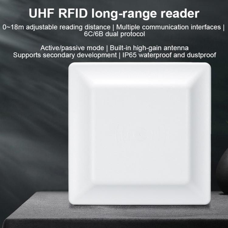 UHF RFIDリーダー 長距離 統合リーダーライター E710チップ搭載、スタイル：パワーオーバーイーサネット追加、パワーオーバーイーサネット追加