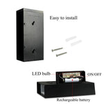 0.36W ソーラー電源壁掛け6LED照明 ドアプレートランプ 住宅番号ポーチライト ソーラーパネル付き(1)、-1.0、-2.0、-3.0、-4.0、-5.0、-6.0、-7.0、-8.0、-9.0、0.0