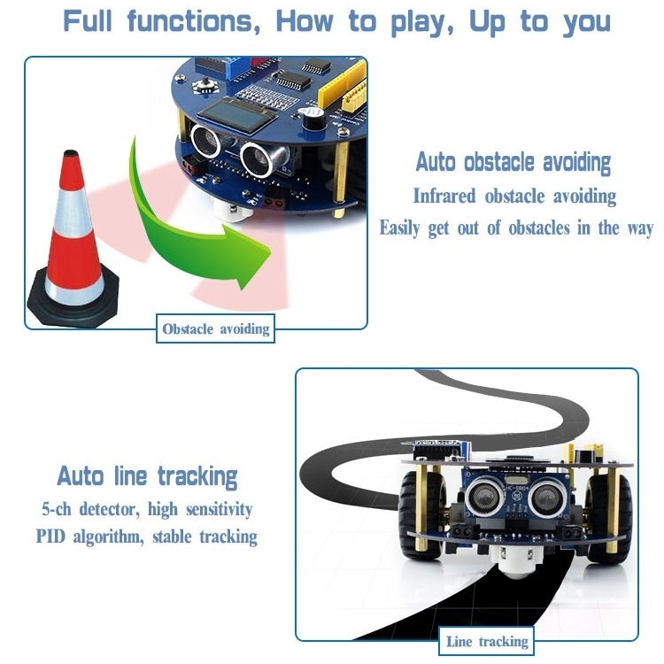 Waveshare AlphaBot2 Arduino用ロボット組み立てキット（Arduinoコントローラーなし）、Arduino用（Arduinoコントローラーなし）