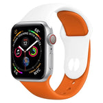 Apple Watch Series 3 & 2 & 1 42mm用 ダブルカラ―シリコンウォッチバンド（ライトブルー＋ライトピンク）