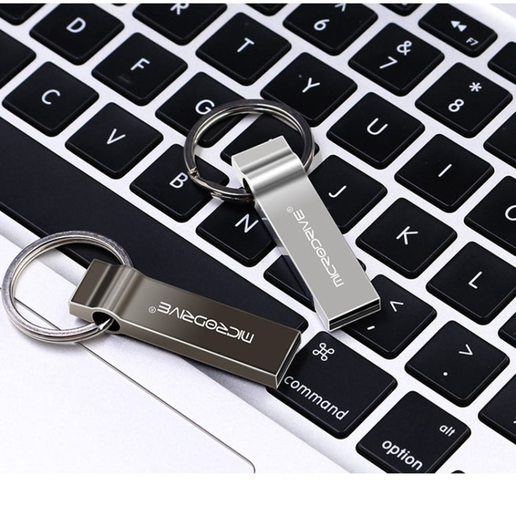 MicroDrive 4GB USB 2.0 メタルキーチェーン Uディスク、4GB