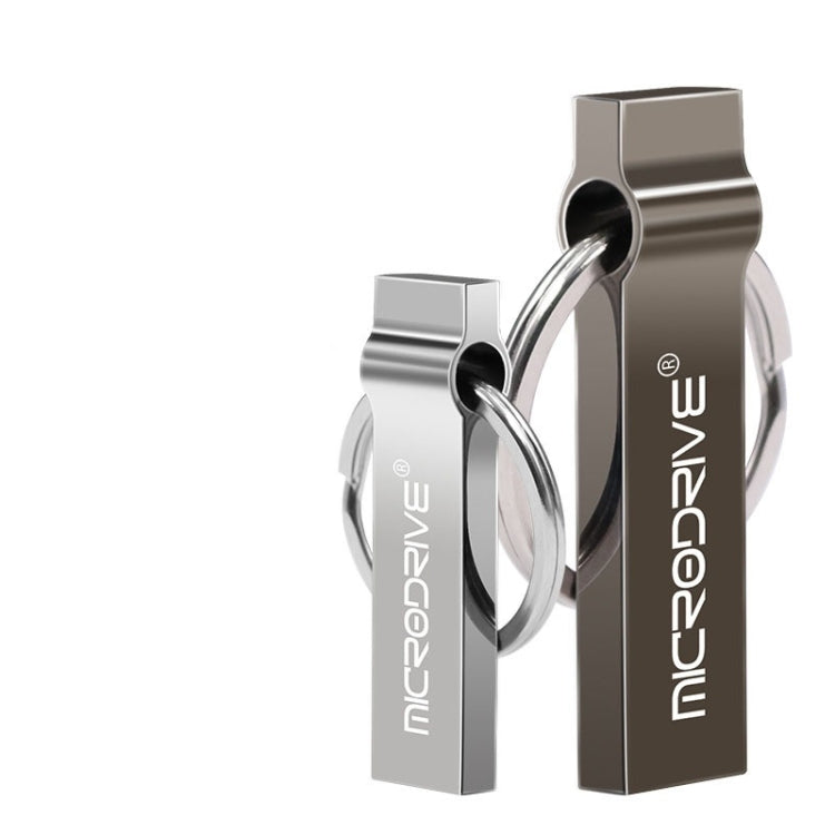 MicroDrive 4GB USB 2.0 メタルキーチェーン Uディスク、4GB