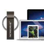 MicroDrive 4GB USB 2.0 メタルキーチェーン Uディスク、4GB