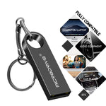 MicroDrive 16GB USB 2.0 メタル防水高速 Uディスク（グレー）、16GB
