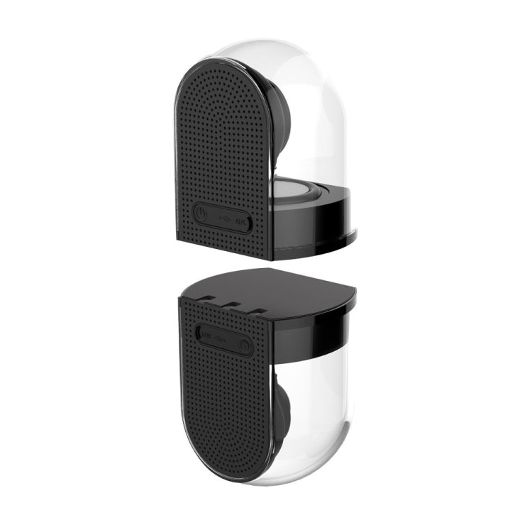 本物の3D TWS 磁気ワイヤレス Bluetooth ステレオサラウンド HiFi スピーカー フル透明ホーム