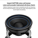 本物の3D TWS 磁気ワイヤレス Bluetooth ステレオサラウンド HiFi スピーカー フル透明ホーム