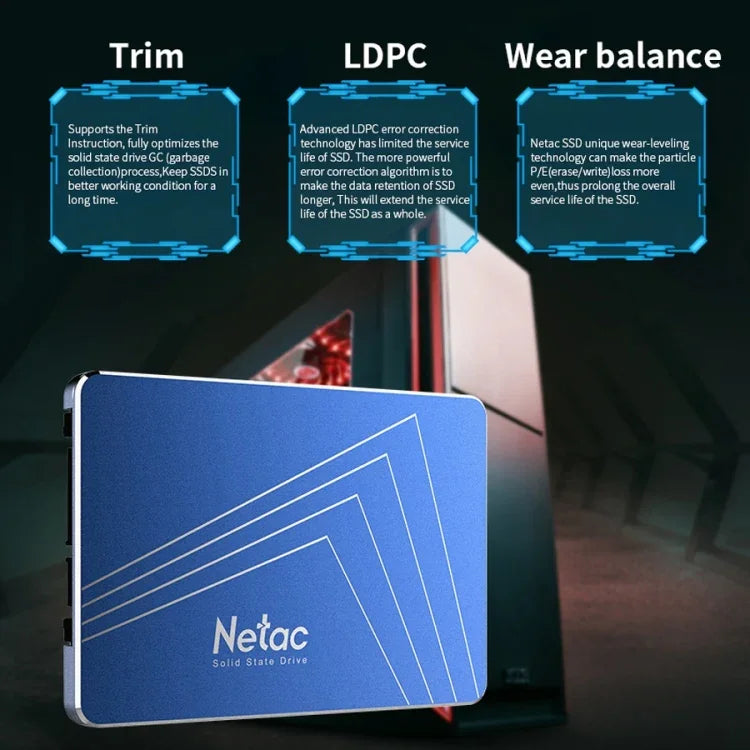 Netac N600S 1TB SATA 6Gb/s ソリッドステートドライブ、1TB