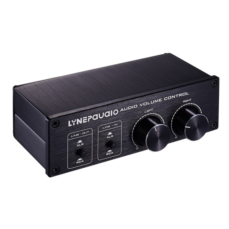 LINEPAUDIO A977 2入力2出力スイッチャー フルバランスパッシブプリアンプ アクティブスピーカー ダブルサウンドソースボリュームコントローラー、A977