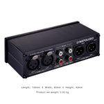 LINEPAUDIO A977 2入力2出力スイッチャー フルバランスパッシブプリアンプ アクティブスピーカー ダブルサウンドソースボリュームコントローラー、A977