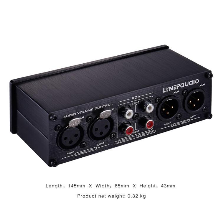 LINEPAUDIO A977 2入力2出力スイッチャー フルバランスパッシブプリアンプ アクティブスピーカー ダブルサウンドソースボリュームコントローラー、A977
