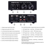 LINEPAUDIO A977 2入力2出力スイッチャー フルバランスパッシブプリアンプ アクティブスピーカー ダブルサウンドソースボリュームコントローラー、A977