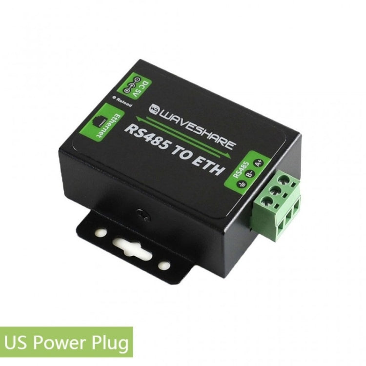 Waveshare RS485からイーサネットコンバーター、米国プラグ、RS485
