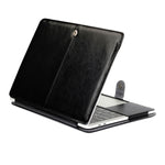 クレイジーホーステクスチャー横開きレザーピーユーケース MacBook Pro 13.3インチ A1989 (2018)用、MacBook Pro 13.3インチ A1989 (2018)