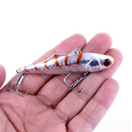 HENGJIA VI026 7cm/24g 全層泳層プラスチックハードベイト 釣りルアーセット タックルベイト、袋入り