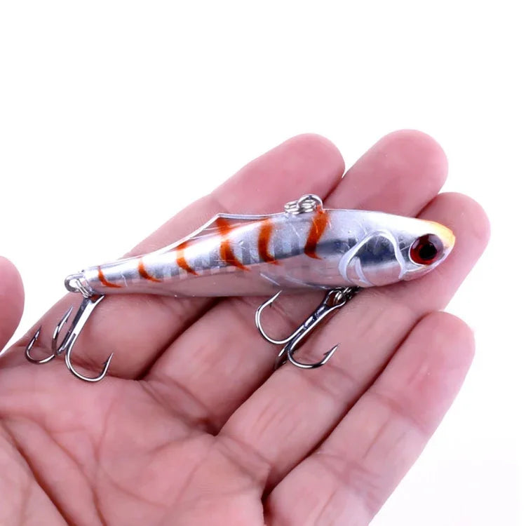 HENGJIA VI026 7cm/24g 全層泳層プラスチックハードベイト 釣りルアーセット タックルベイト、袋入り
