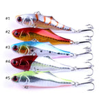 HENGJIA VI026 7cm/24g 全層泳層プラスチックハードベイト 釣りルアーセット タックルベイト、袋入り