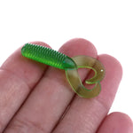 HENGJIA SO105 20個入り 3.5cm/0.9g ダブルテールベイト 海釣り用ソフトベイト