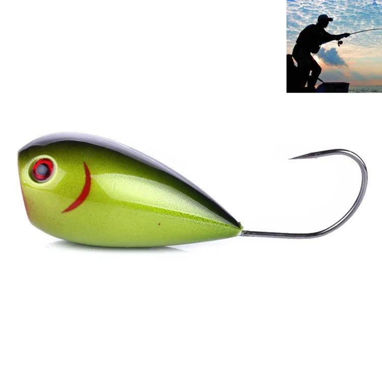 HENGJIA PO036 8cm/13g ビッグマウス シングルフック 水面波打ちハードベイトルアー アウトドア釣り用ルアー 釣り餌 釣り道具, PO036-1, PO036-2, PO036-3, PO036-4, PO036-5, PO036-6, PO036-7