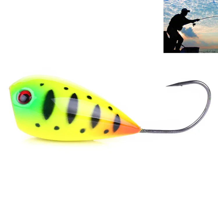 HENGJIA PO036 8cm/13g ビッグマウス シングルフック 水面波打ちハードベイトルアー アウトドア釣り用ルアー 釣り餌 釣り道具, PO036-1, PO036-2, PO036-3, PO036-4, PO036-5, PO036-6, PO036-7