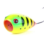 HENGJIA PO036 8個セット 8cm/13g ビッグマウス シングルフック 水面波打ちハードベイトルアー アウトドア釣り用ルアー 釣り餌 釣り道具, PO036