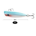 HENGJIA PO035 6cm/6g 5個セット シミュレーションハードベイト 釣りルアーセット 釣り餌 淡水・海水対応, PO035 5個入り