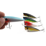 HENGJIA PO035 6cm/6g 5個セット シミュレーションハードベイト 釣りルアーセット 釣り餌 淡水・海水対応, PO035 5個入り