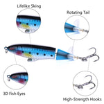 HENGJIA PE018 10cm/13g プロペラ型トラクター ハードベイト 釣りルアー 淡水・海水対応, PE018 1#, PE018 2#, PE018 3#, PE018 4#, PE018 5#, PE018 6#, PE018 7#, PE018 8#