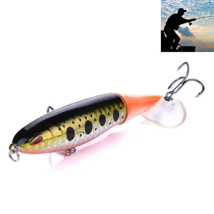 HENGJIA PE018 10cm/13g プロペラ型トラクター ハードベイト 釣りルアー 淡水・海水対応, PE018 1#, PE018 2#, PE018 3#, PE018 4#, PE018 5#, PE018 6#, PE018 7#, PE018 8#