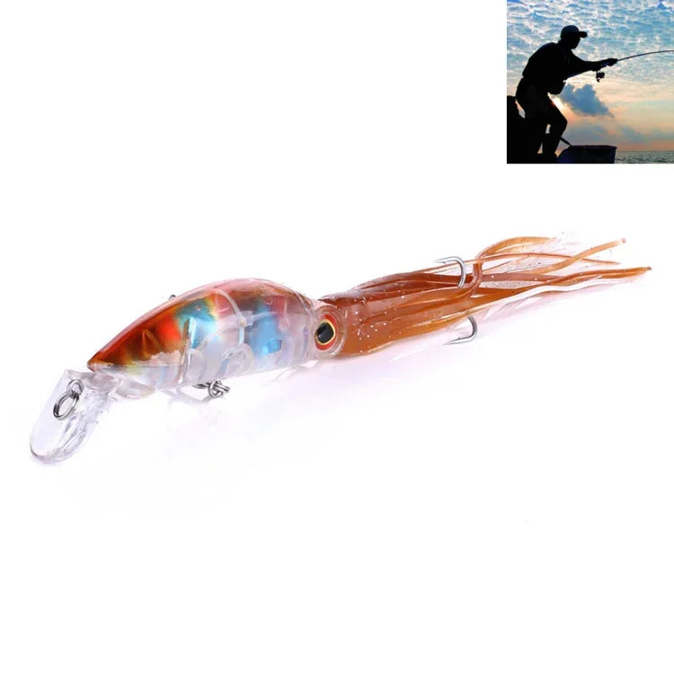 HENGJIA JIZ002 10cm/16.6g 大きなタコイカ型ハードベイト ロングショット釣りルアー 淡水・海水対応, JIZ002 A, JIZ002 B, JIZ002 C, JIZ002 D, JIZ002 E, JIZ002 F, JIZ002 G, JIZ002 H