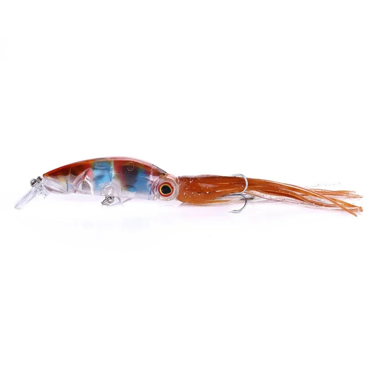 HENGJIA JIZ002 10cm/16.6g 大きなタコイカ型ハードベイト ロングショット釣りルアー 淡水・海水対応, JIZ002 A, JIZ002 B, JIZ002 C, JIZ002 D, JIZ002 E, JIZ002 F, JIZ002 G, JIZ002 H
