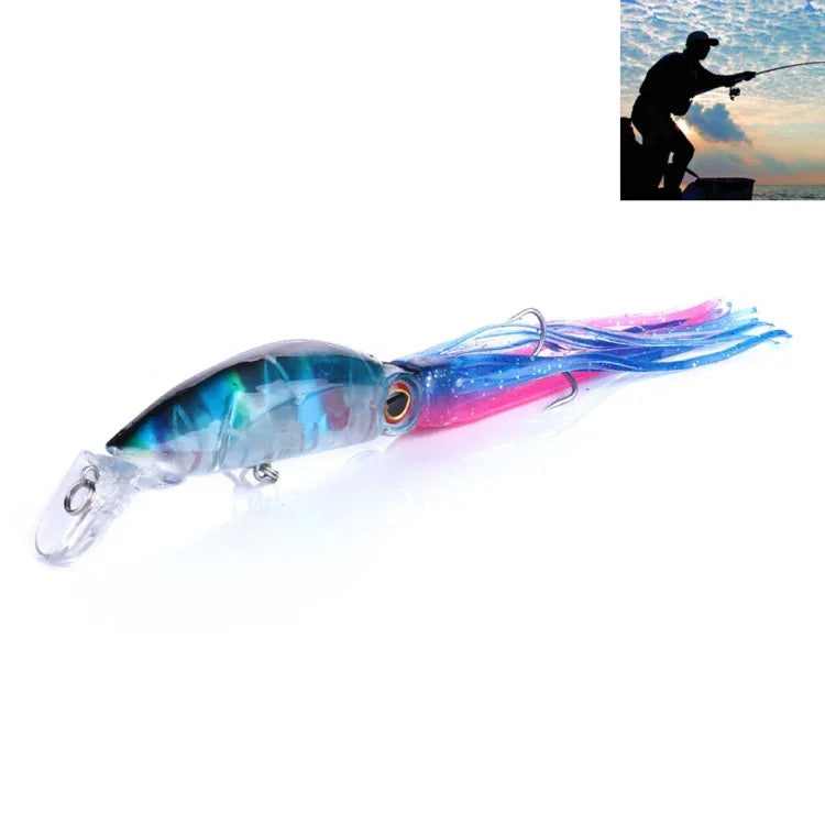 HENGJIA JIZ002 10cm/16.6g 大きなタコイカ型ハードベイト ロングショット釣りルアー 淡水・海水対応, JIZ002 A, JIZ002 B, JIZ002 C, JIZ002 D, JIZ002 E, JIZ002 F, JIZ002 G, JIZ002 H