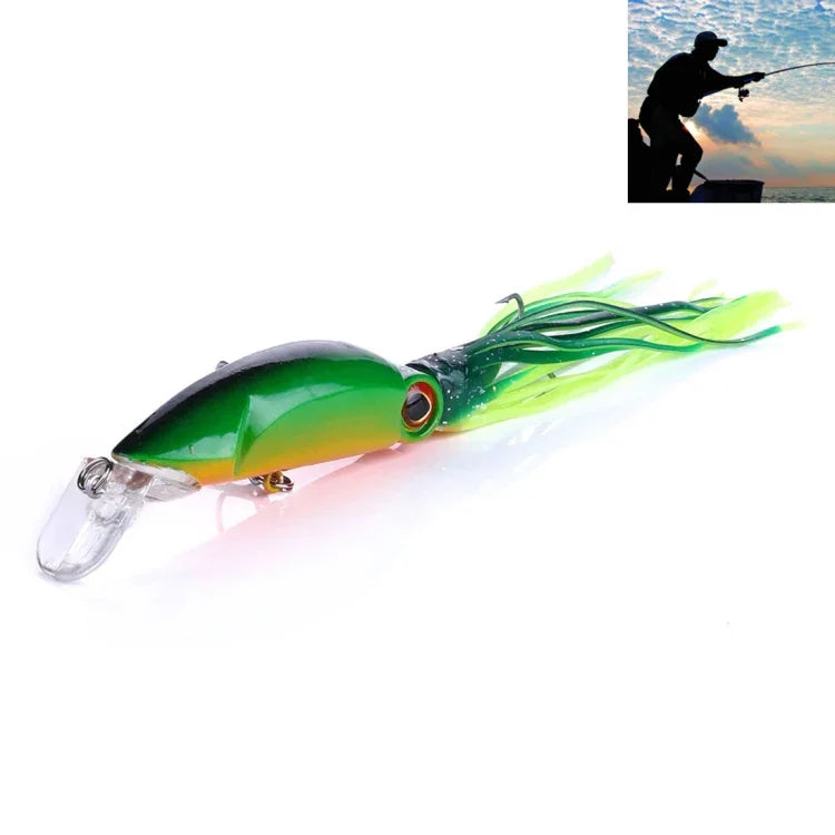 HENGJIA JIZ002 10cm/16.6g 大きなタコイカ型ハードベイト ロングショット釣りルアー 淡水・海水対応, JIZ002 A, JIZ002 B, JIZ002 C, JIZ002 D, JIZ002 E, JIZ002 F, JIZ002 G, JIZ002 H