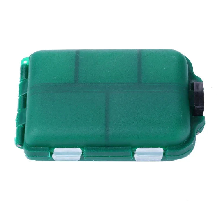 HENGJIA qt061-1 10グリッド クラムシェル釣り具収納 釣りタックルボックス、qt061-1