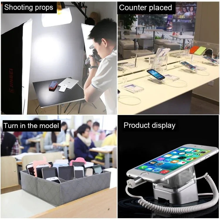 Aluminum Shell Square - column Anti - theft Alarm Stand Security System Burglar Alarm / Anti - theft Alarm Display Holder for Samsung / Huawei / Xiaomi / OPPO / vivo / LG with Micro - USB Port - Trustpick