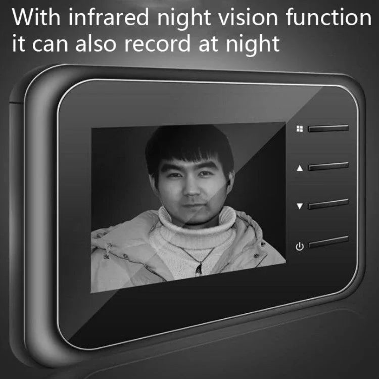 ASY - 99 2.4 inch High Definition Smart Cat Eye Home Electronic Video Doorbell - Trustpick