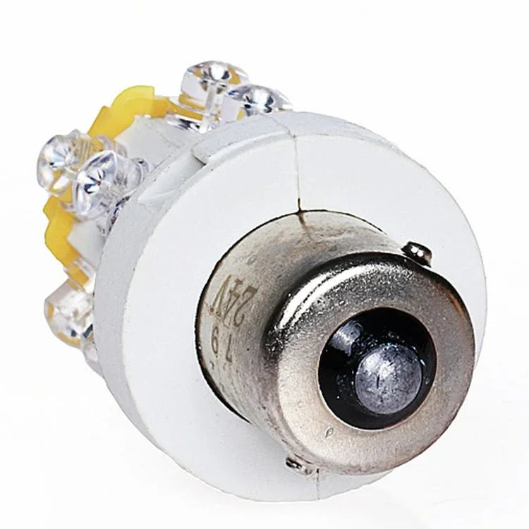 B15 15 LEDs Small Bulb LED Warning Light, Random Color Delivery - Trustpick