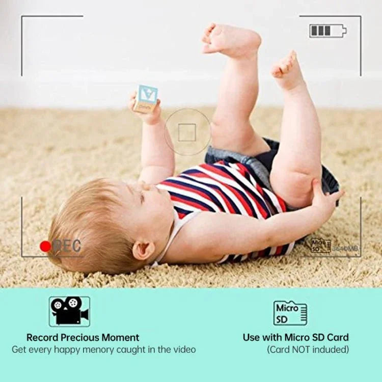 BM - SP820 2.4 inch LCD 2.4GHz Wireless Surveillance Camera Baby Monitor with 7 - IR LED Night Vision, Two Way Voice Talk - Trustpick