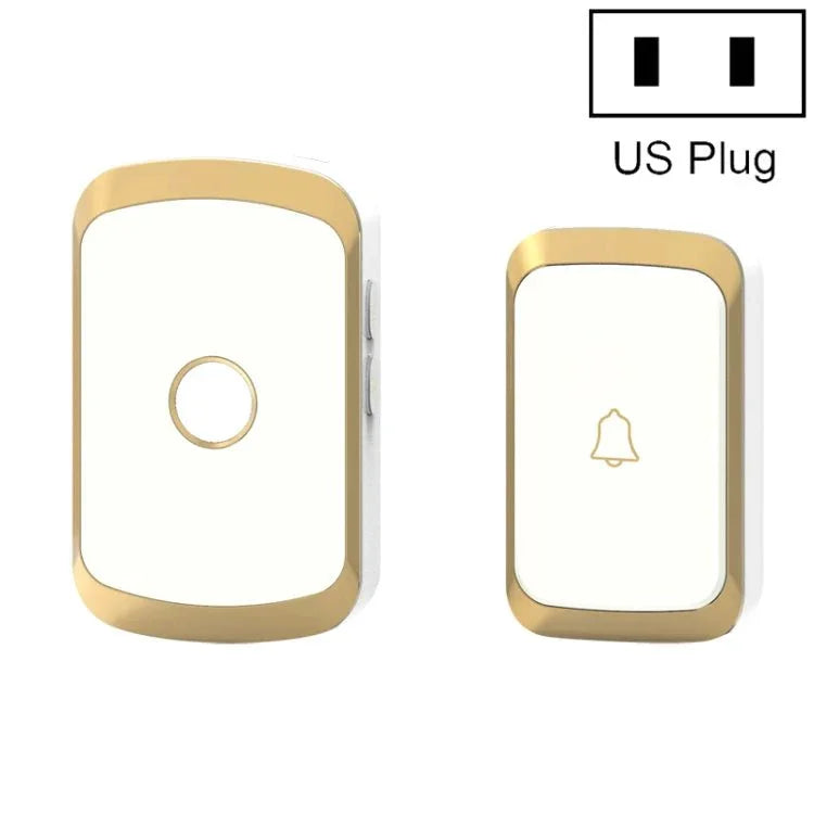 CACAZI A20 Smart Home Wireless Doorbell Digital Music Remote Control Waterproof Doorbell - Trustpick
