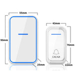 CACAZI A68 - 2 One to Two Wireless Remote Control Electronic Doorbell Home Smart Digital Wireless Doorbell - Trustpick