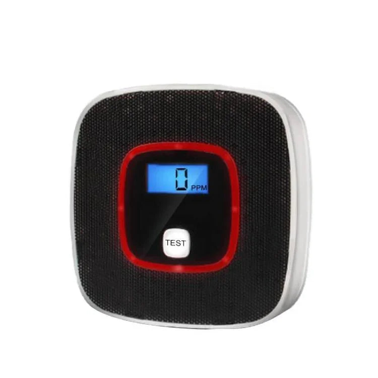 Carbon Monoxide Detector Gas Alarm Sensor Poisoning Gas Tester Human Voice Warning Detector with LCD Display - Trustpick