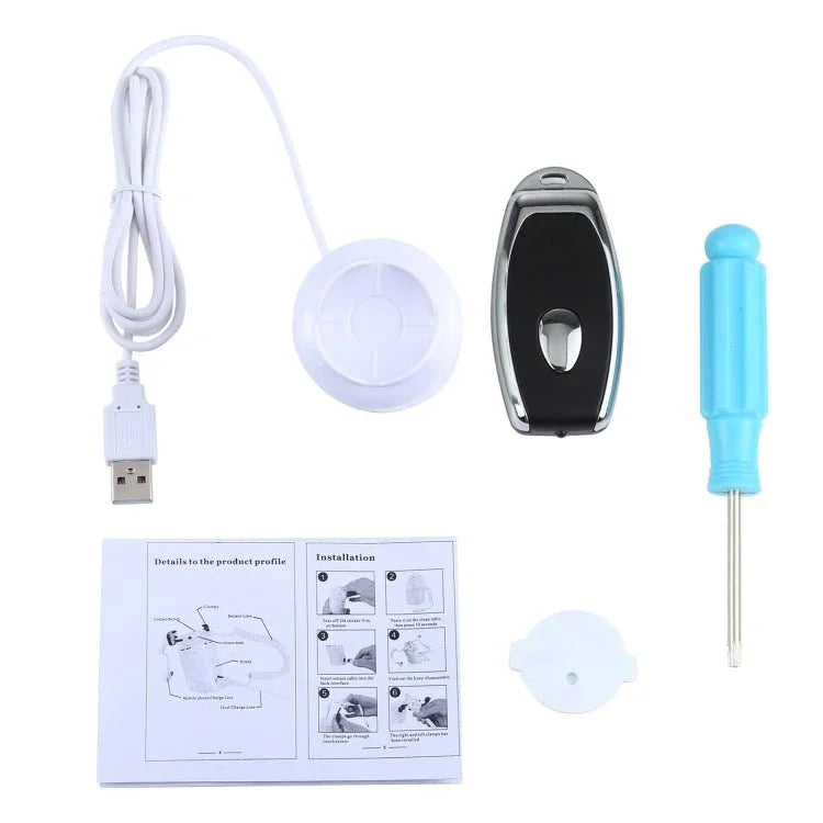 Cylindrical Display Stand Security System Burglar Alarm / Anti - theft Alarm Display Holder with Infrared Remote Control for Smartphones with Micro - USB Port - Trustpick