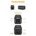 ESCAM G18 1080P Full HD Rechargeable Battery WiFi IP Camera, Support Night Vision / PIR Motion Detection / TF Card / Two Way Audio - Trustpick