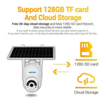 ESCAM QF450 HD 1080P 4G US Version Solar Powered IP Camera without Memory, Support Two - way Audio & PIR Motion Detection & Night Vision & TF Card - Trustpick